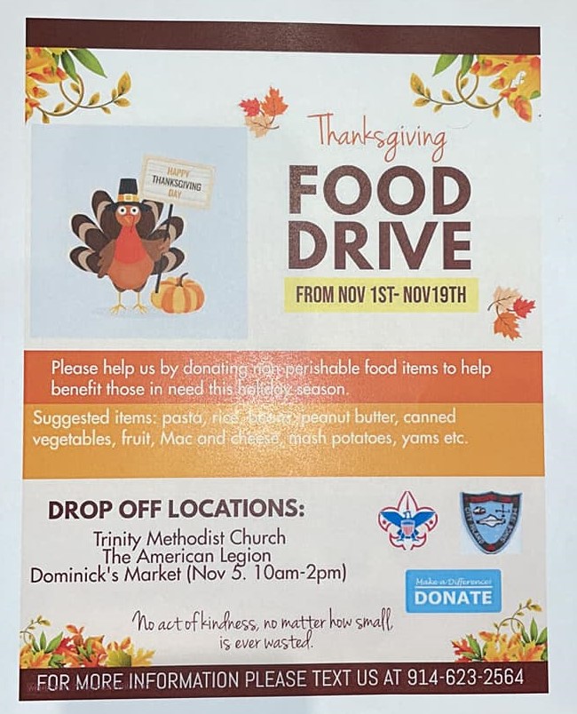 Thanksgiving Food drive